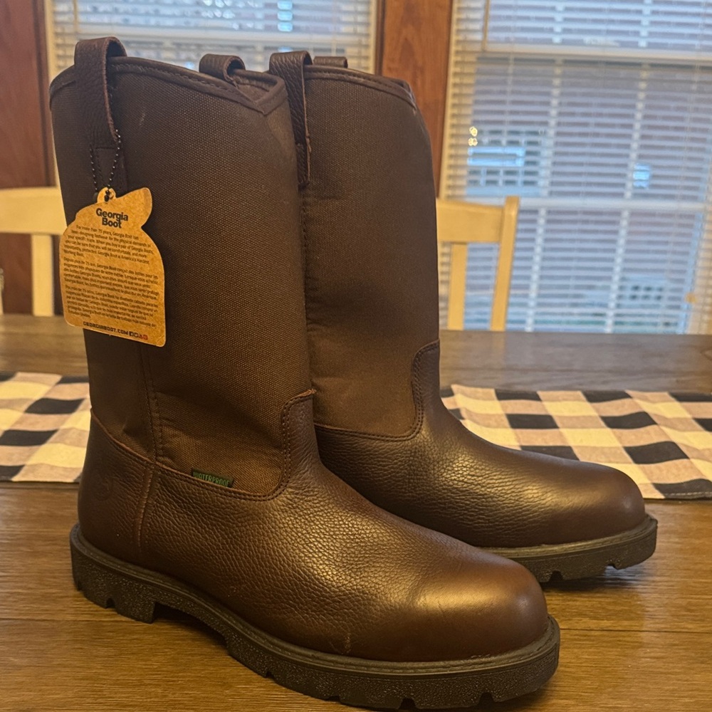 Georgia Boot Men's Rich Brown Work Boots